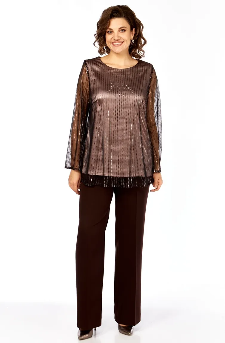 Suit Milora #1407 shokolad