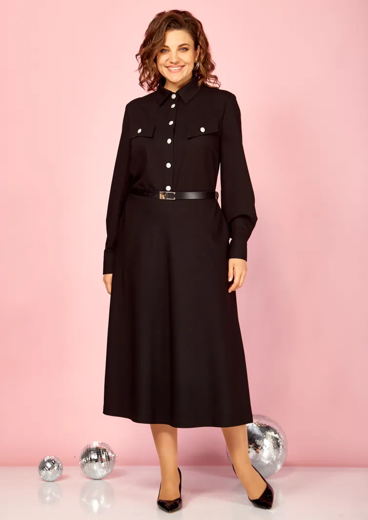 Sukienka Ava fashion #M-164 chernyj