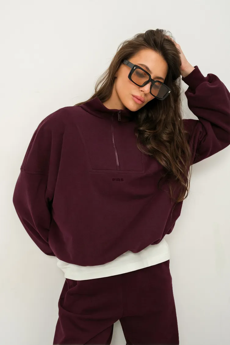 Bluza Pirs #6494 marsala