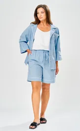 Костюм Ava fashion М-218 голубой