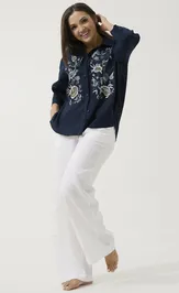 Suit Ma Cherie 3123 temno-sinij+belyj