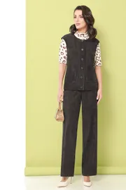 Garnitur DS Trend #K-0886-0322 (bryuchnyj velvetovyj s zhiletom)