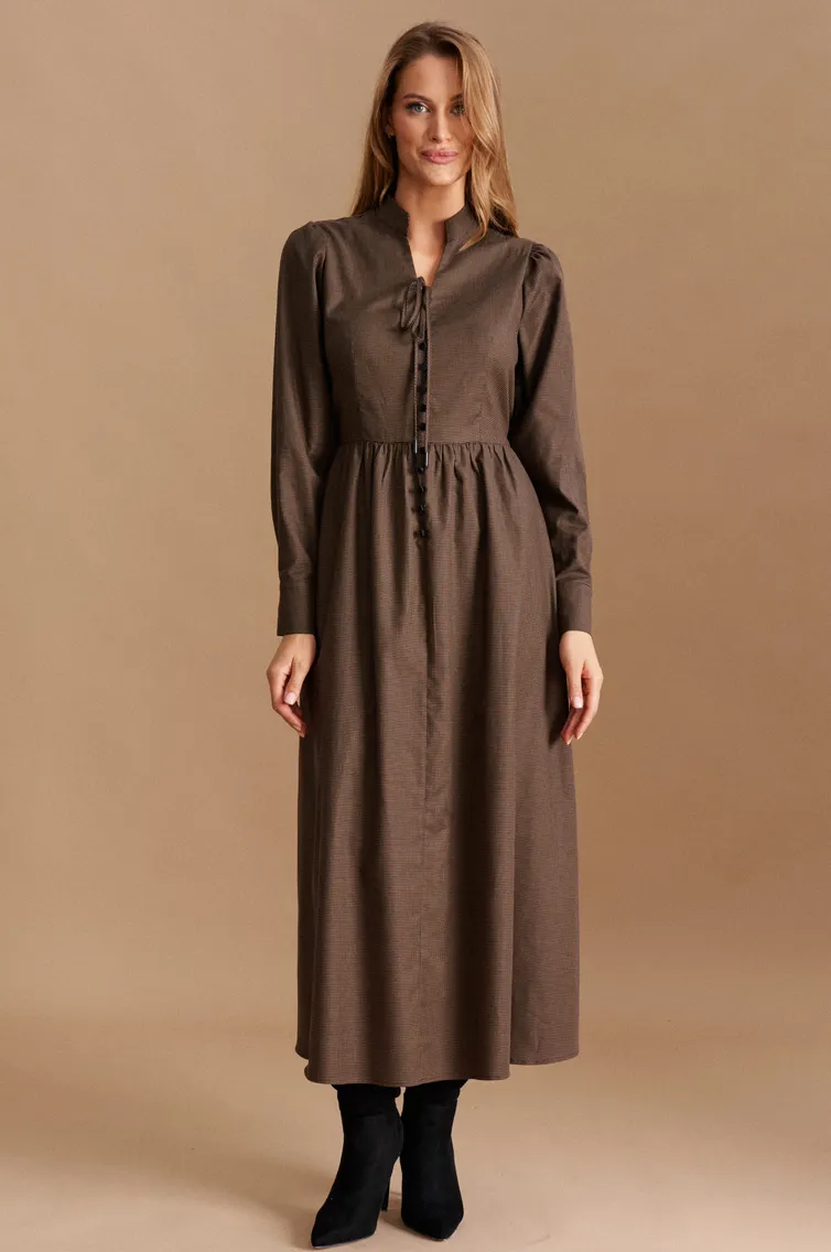Dress Elletto Life #1043 korich-chern