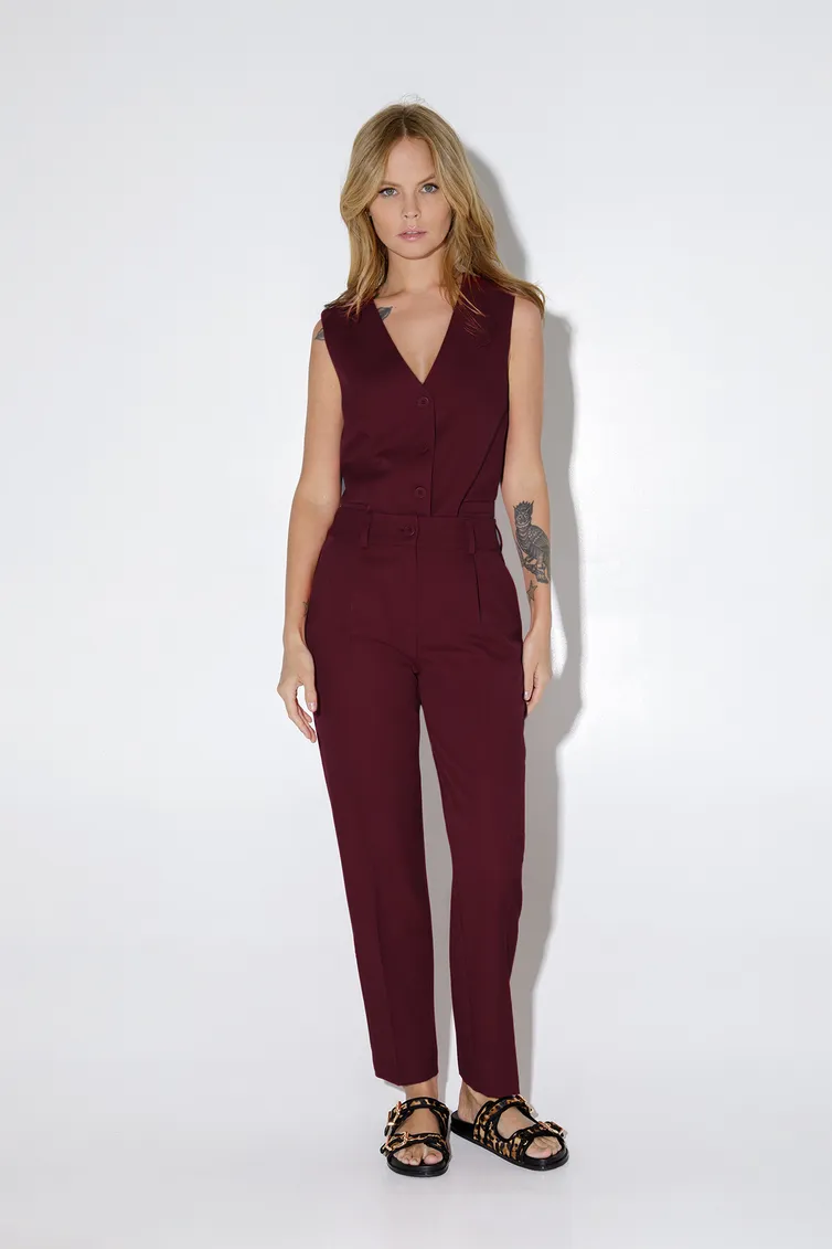 Suit Pirs #4468-marsala