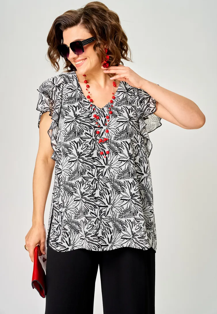 Blouse EVA GRANT #0145 ch-b
