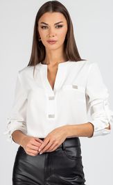 Blouse VIZAVI 739 molochnyj