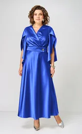 Dress Anastasia MAK 1309 lazurno-sinij