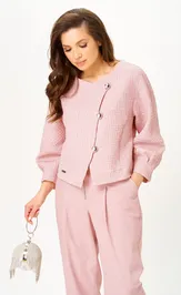 Костюм Michel Chic 1450 жемчужно-розовый