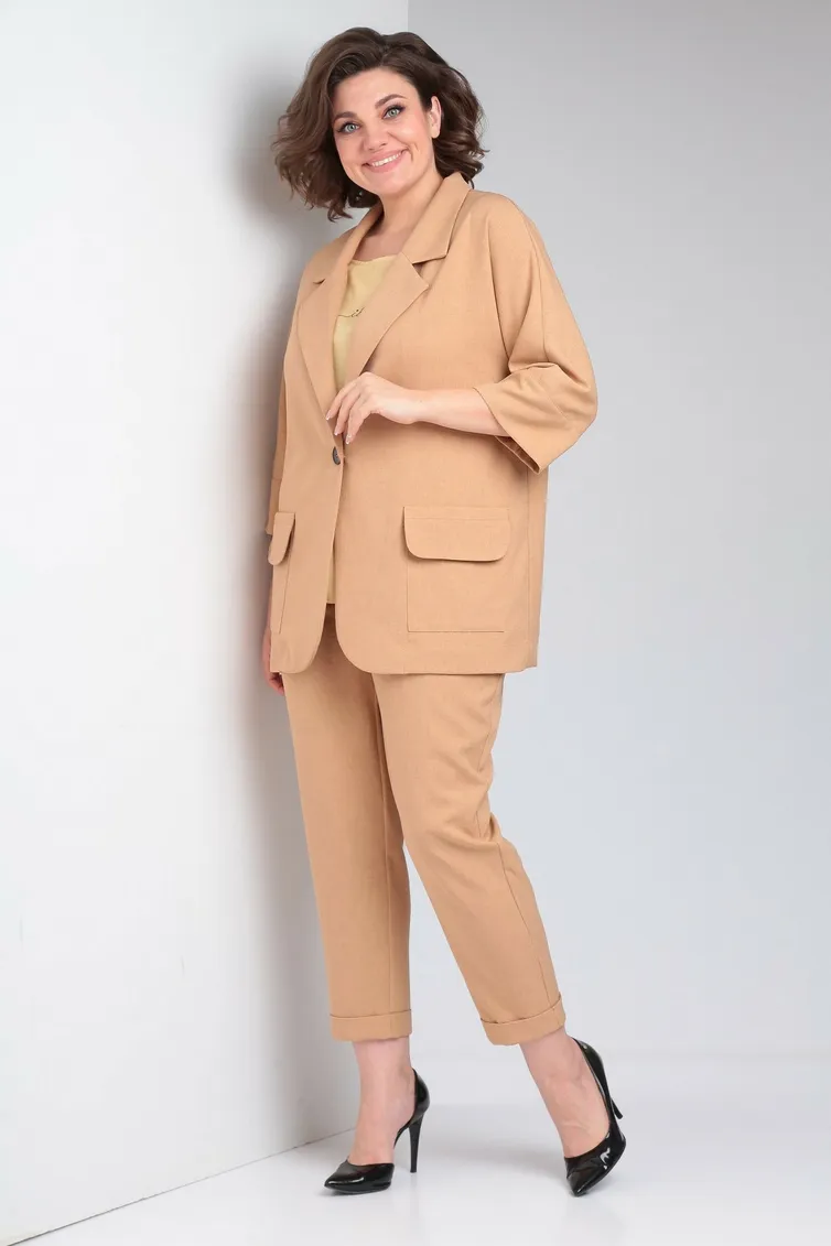 Garnitur Ladis Line #1490 karamel