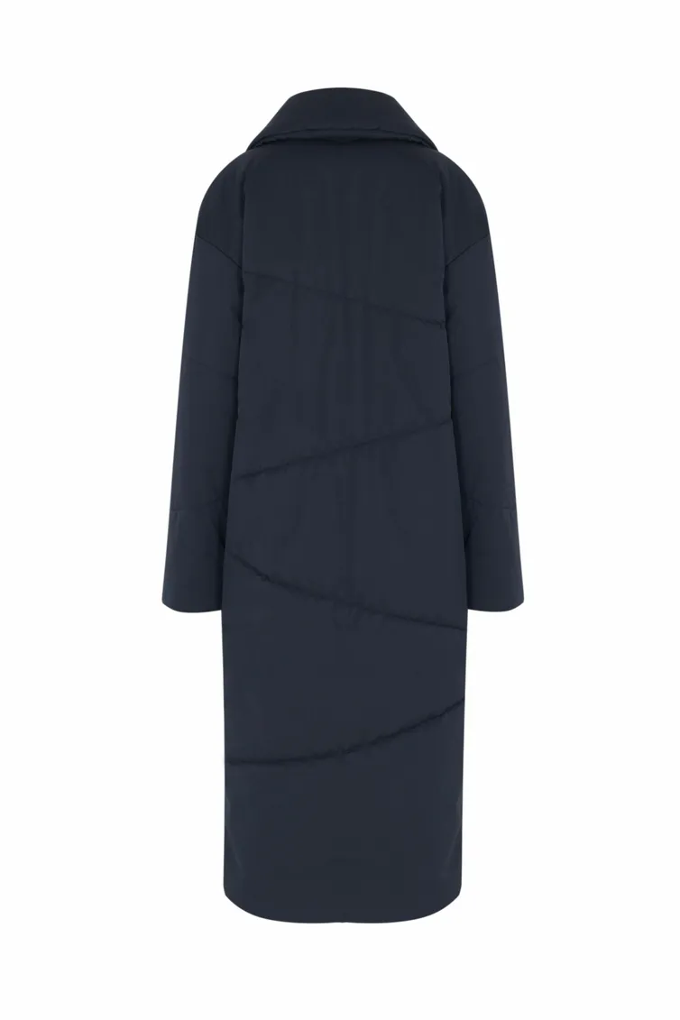 Coat Elema #5-55 tyomno-sinij 170