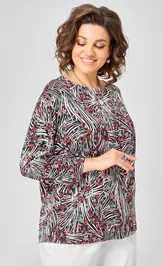 Джемпер BLISS 9415 Цветы