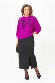 Zestaw Michel Chic #1407 purpurnyj, chernyj