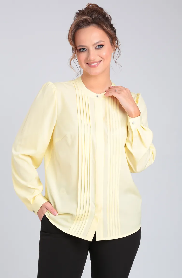 Bluzka Lady Line #549 zhelt dekor