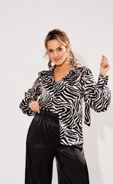 Bluzka Anelli Laurel 1428 rozovaya zebra