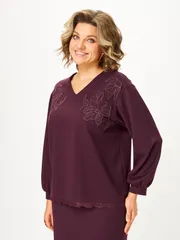 Garnitur Vilena-fashion #1169 burgundi