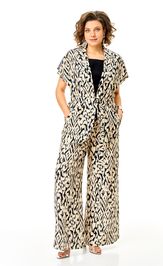 Костюм Michel Chic 1408 бежевый, черный