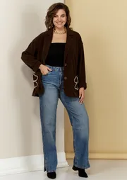 Żakiet Ava fashion #M-086 shokoladnyj