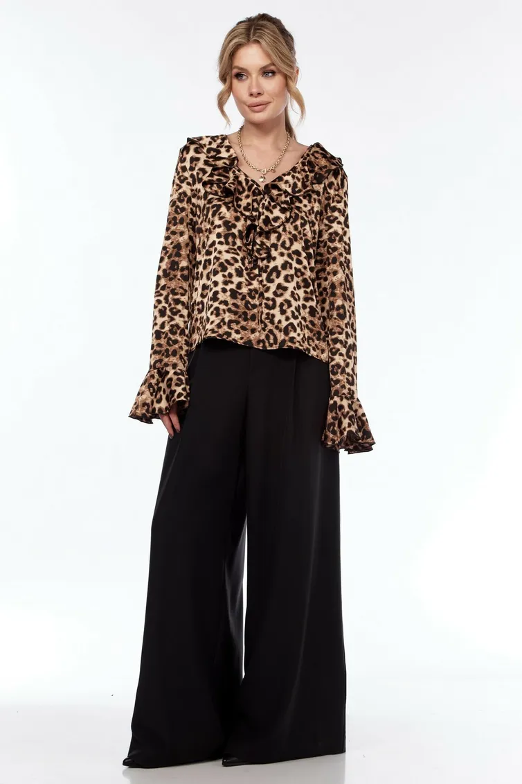 Zestaw Ladis Line #1537 leopard+chernyj