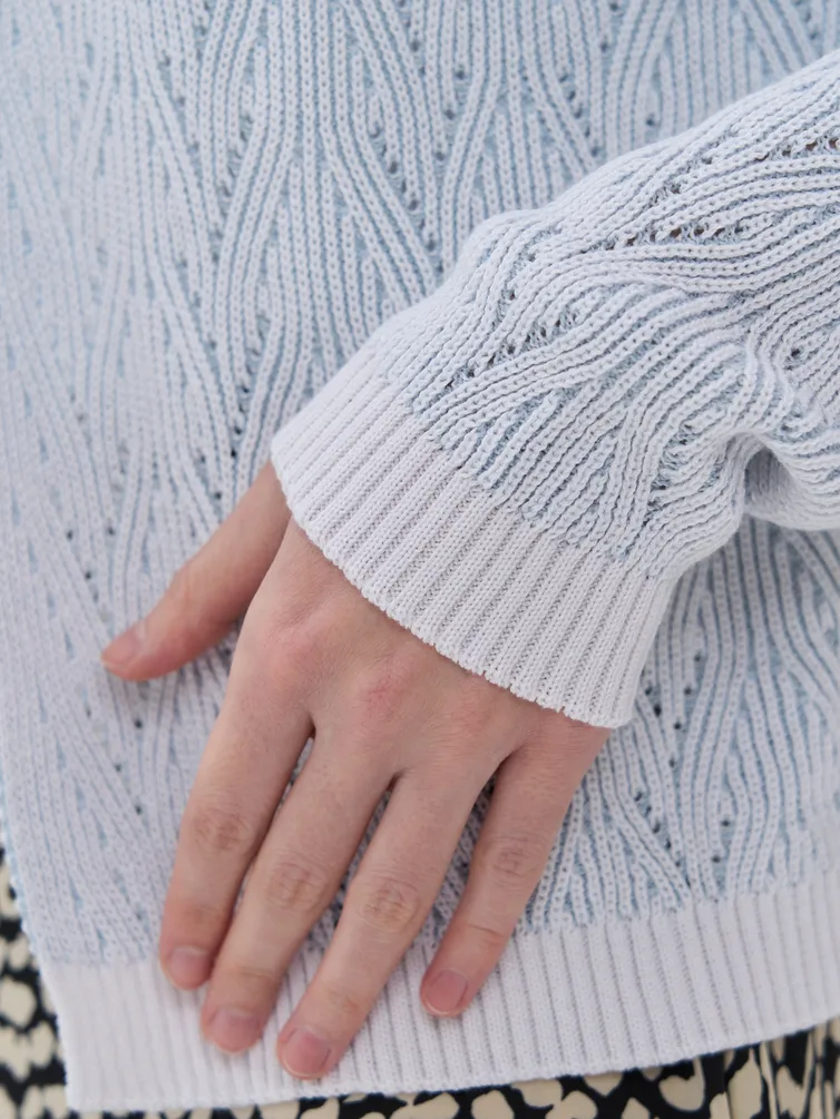 Sweter Newvay #9231-91032 bel/tumannaya rosa