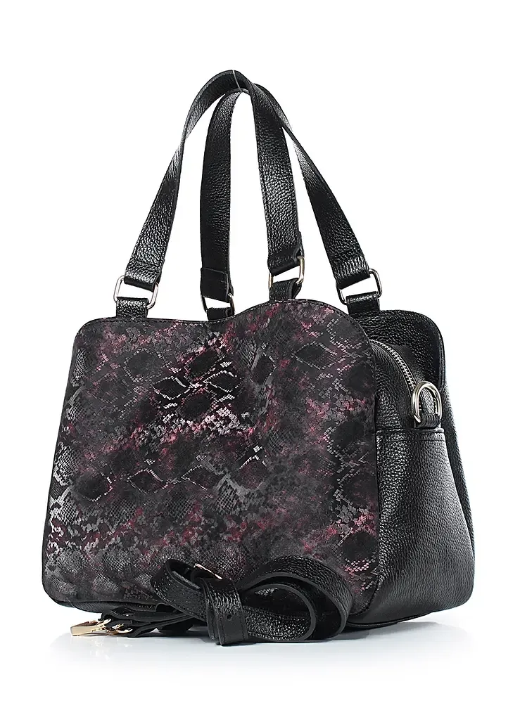 Torba Galanteya #24s1131k45 chernyj/bordo