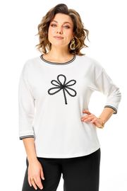 Блузки, туники Rumoda арт. 2261 дл. р. молочный-черный