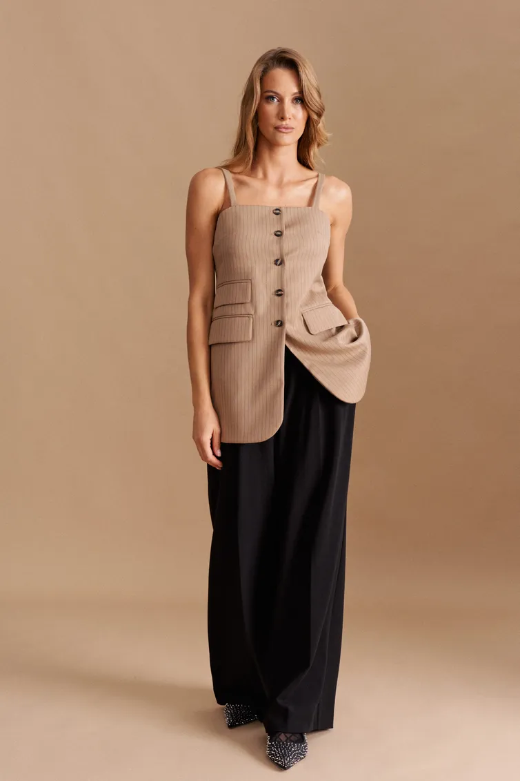 Waistcoat Elletto Life #3768 bezh