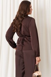 Блузка Panda арт. 119440 коричневый