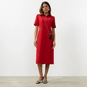 Dress CHARUTTI #Modnyj xod (yarkaya, s remeshkom)
