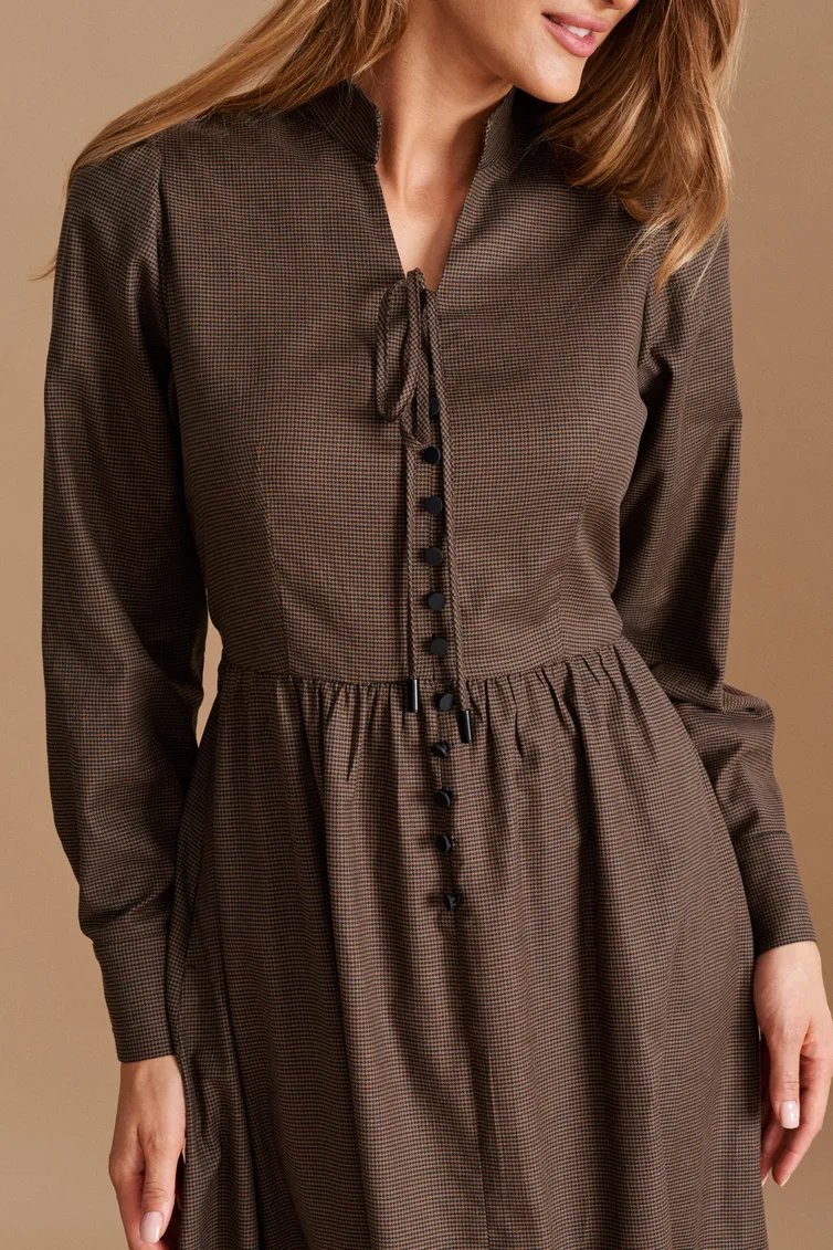 Dress Elletto Life #1043 korich-chern