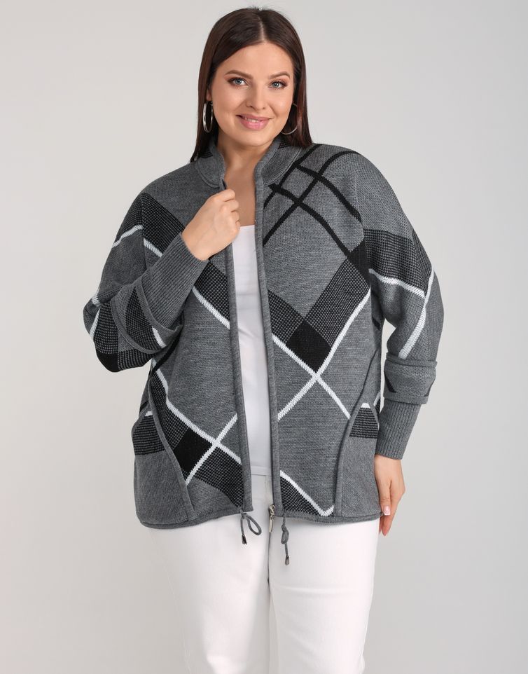 Sweter BONADI #1758 seryj