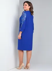 Sukienka Vilena-fashion #862 vasilek