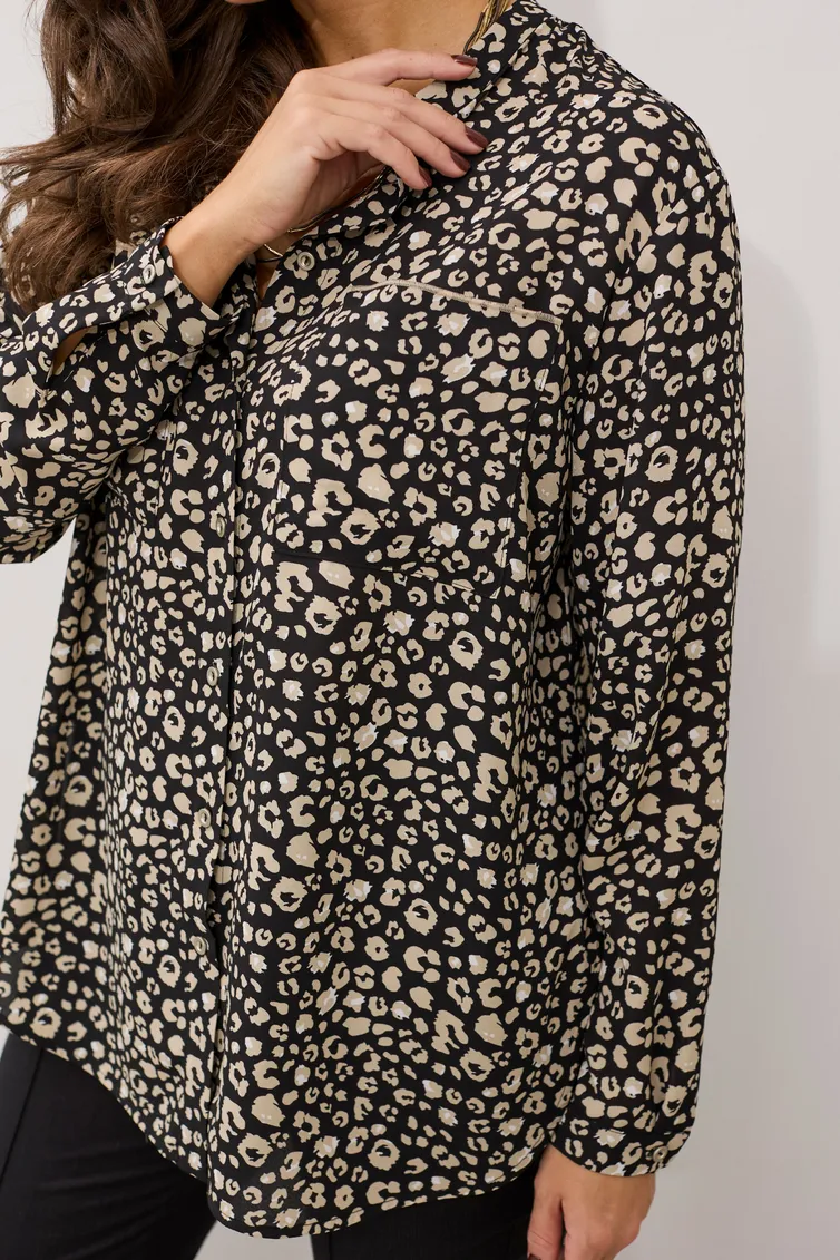 Bluzka MALI #624-042 leopard