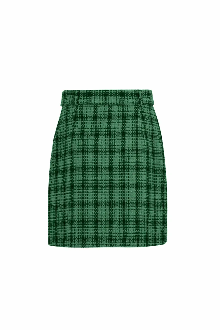 Skirt Elema #4K-12849-1 zelyonyj 164