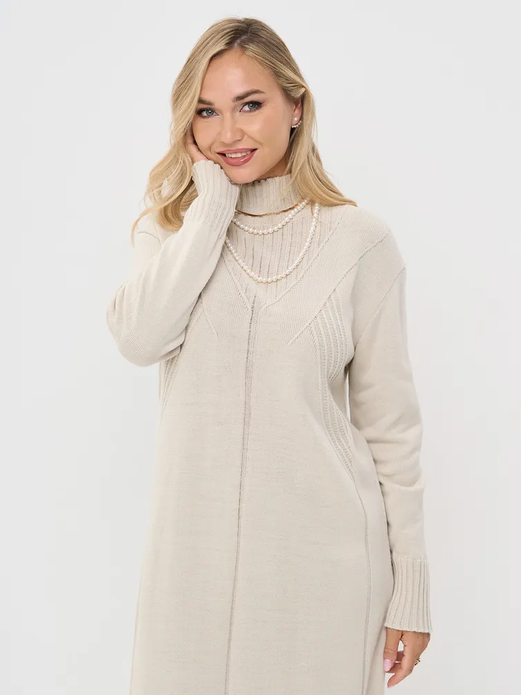 Платье Newvay арт. 9242-92037 кокосовое мол