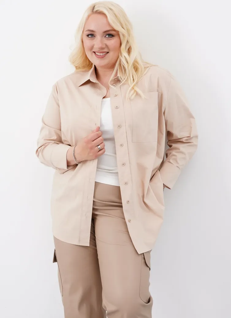 Рубашка Ketty арт. К-03040 бежевый