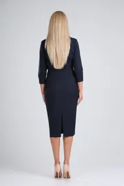 Sukienka Vilena-fashion #732 temno-sinij