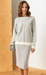Spódnica Barbara Geratti S8336BG molochnyj/seryj