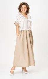 Платье Michel Chic 2181 бежевый