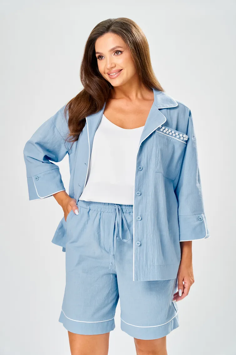 Костюм Ava fashion арт. М-218 голубой