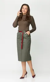 Spódnica БелЭльСтиль 598-302 oliva