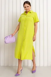Dress TOOK A LOOK & Angelika #A-352 salatovyj
