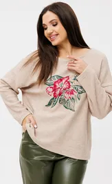 Jumper Ma Cherie 1128 bezhevyj