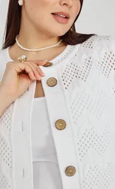 Sweter BONADI 2187 belyj