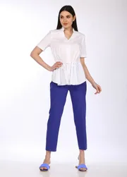 Zestaw Vilena-fashion #806 belyj+vasilek