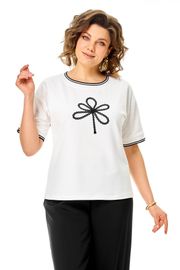 Блузки, туники Rumoda арт. 2261 молочный-черный