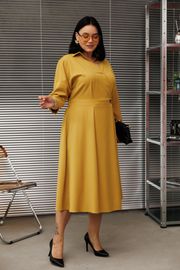 Платье Anastasia арт. 1229 горчица