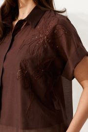 Блузка Alta Moda арт. 1090-2 коричневый