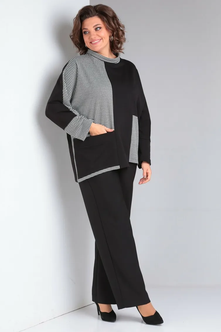 Zestaw Ladis Line #1478 chernyj + gusinaya lapka
