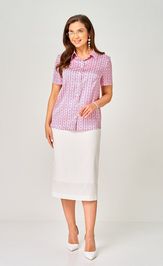 Bluzka LeNata 12552 rozovyj romb
