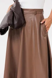 Spódnica PRATA wear #S002 korichnevyj